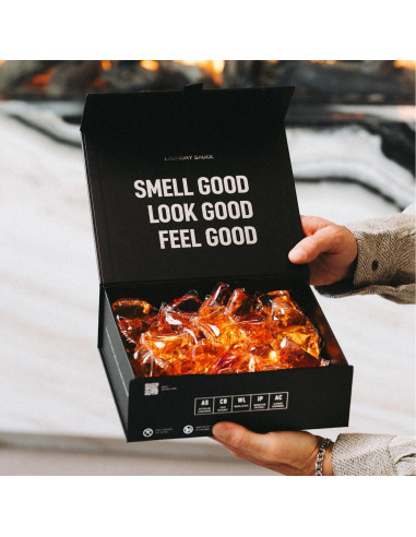 Detergente para Ropa Salsa de Lavandería 69 Paquetes + Aumentador 311ml Sándalo