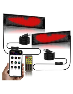 Tiras de Luz LED Fivahiva 2PCS 37.4x9.2cm Impermeables