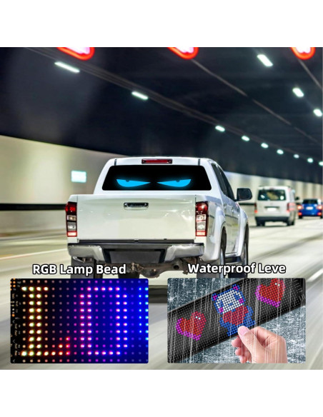 Tiras de Luz LED Fivahiva 2PCS 37.4x9.2cm Impermeables