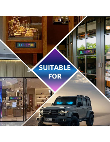 Tiras de Luz LED Fivahiva 2PCS 37.4x9.2cm Impermeables