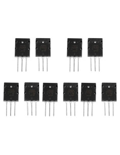 Kit de Transistores de Audio Taidda 2SA1943 2SC5200 10 Pcs