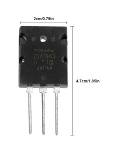 Kit de Transistores de Audio Taidda 2SA1943 2SC5200 10 Pcs 2
