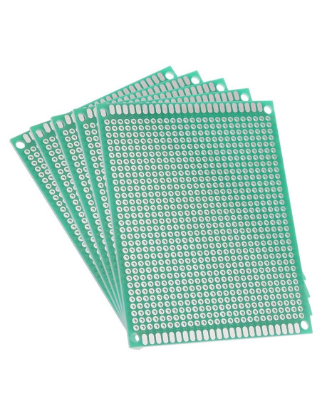 Placa de Circuito Impreso Universal uxcell 7x9cm 5pcs