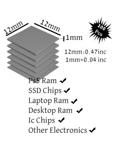 100 Almohadillas Térmicas Pre-Cortadas 12x12mm Meta Online 2