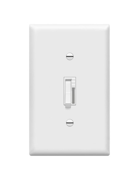 Interruptor Regulable TG Digital 1 Polo 3 Vías Blanco LED