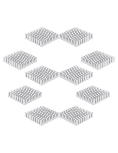 10 Disipadores de Calor de Aluminio Unxuey 45x45x1 cm