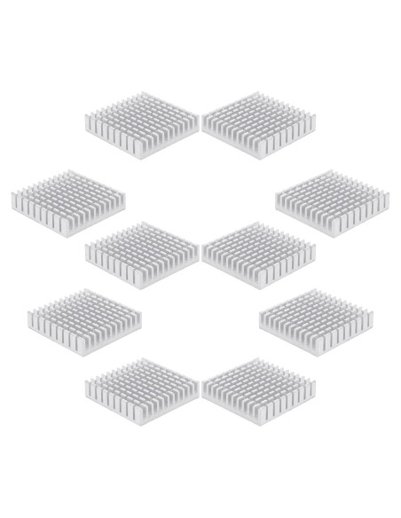 10 Disipadores de Calor de Aluminio Unxuey 45x45x1 cm