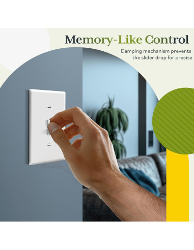Interruptor Regulable TG Digital 1 Polo 3 Vías Blanco LED