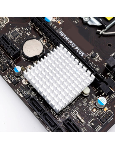 10 Disipadores de Calor de Aluminio Unxuey 45x45x1 cm