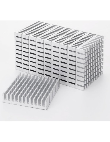 10 Disipadores de Calor de Aluminio Unxuey 45x45x1 cm