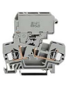 Fusible de 2 Conductores WAGO 281-611 para Riel DIN 35mm
