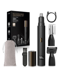 Recortador de Vello Nasal Kynor RF-8015 3-en-1 USB-C