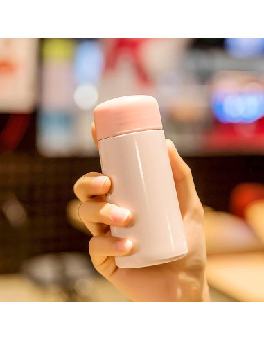 Botella de Agua Aislada para Niños Cyrank 150ml Rosa