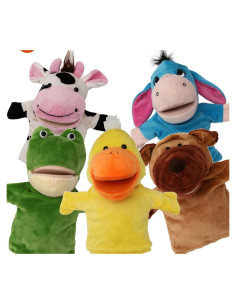 Juego de Marionetas de Mano de Animales BetterLine - 31.75 cm
