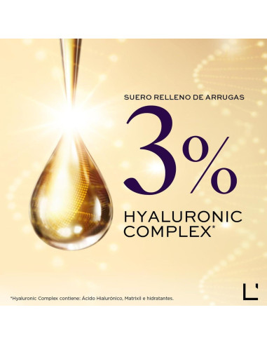 Suero Facial Hialurónico L'BEL 30ml - Antiarrugas Efectivo