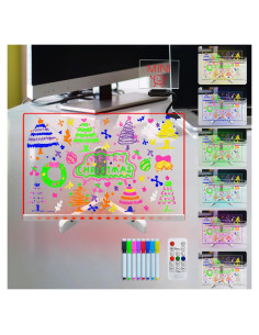 Tablero Acrílico LED Laysinly 30x20 cm Borrado en Seco