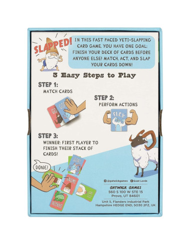 Juego de Cartas Yeti Slap - Gatwick Games, 2-6 Jugadores