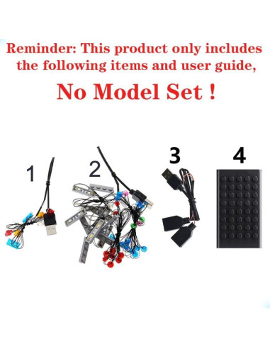 Kit de Luz LED Menzava para Lego 75810 Stranger Things