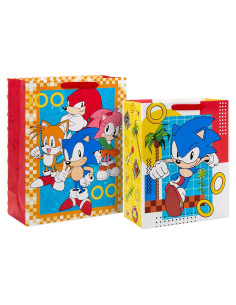 Bolsas de Regalo Sonic the Hedgehog Hallmark - 2 Piezas