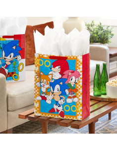 Bolsas de Regalo Sonic the Hedgehog Hallmark - 2 Piezas 2