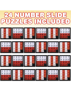 Rompecabezas deslizantes Gamie - Set de 24 juegos educativos 2