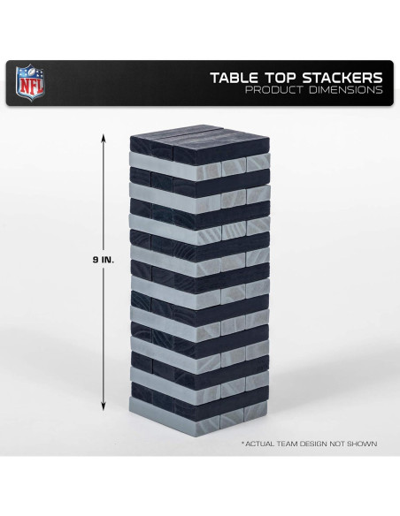 Apiladores de Mesa Wild Sports NFL Nueva Orleans Saints 54 Piezas