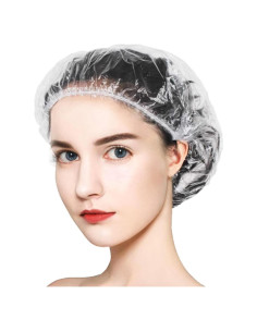 Paquete de 100 Gorras de Ducha Desechables Jianlida - Impermeables