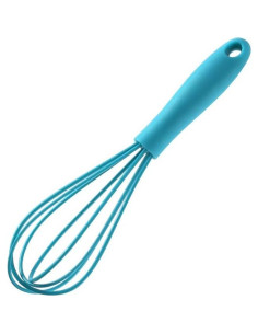 Juego de 6 Batidores de Silicona LZDGZZ - Mini Batidores Azul 2