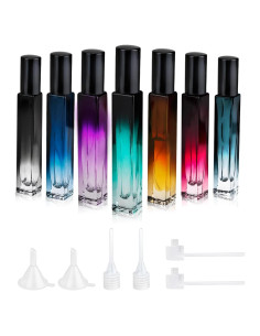7 Botellas de Perfume de Vidrio LIOUCBD 10ml Viaje Reutilizables