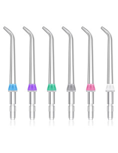 6 Puntas Jet Clásicas Yuntop para Irrigador Dental Waterpik