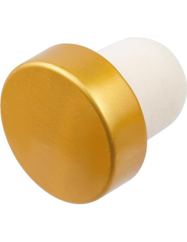 12 Tapones para Botellas de Vino Savagrow Oro Reutilizables