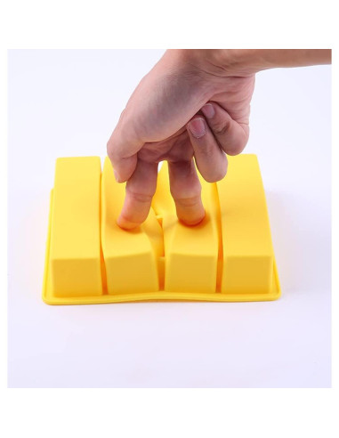 Juego de 4 bandejas de silicona Hedume para mantequilla 17x14.7cm