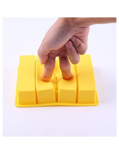 Juego de 4 bandejas de silicona Hedume para mantequilla 17x14.7cm