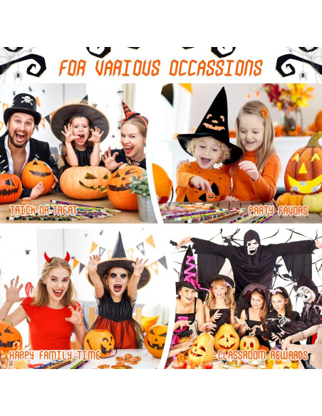 Conjunto de Lápices y Borradores de Halloween Yexiya 48 Piezas