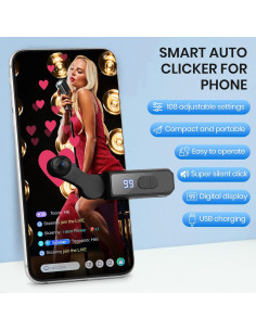 Clicador Automático para Teléfono Inteligente Shenzhen Negro 2