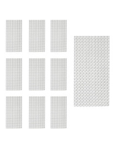 Almohadillas de Malla de Acero Inoxidable LQ Industrial 10PCS 10x5cm
