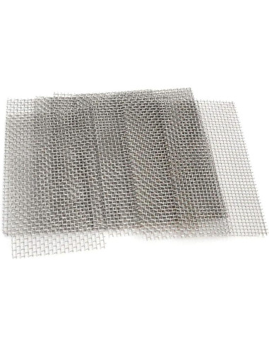 Almohadillas de Malla de Acero Inoxidable LQ Industrial 10PCS 10x5cm