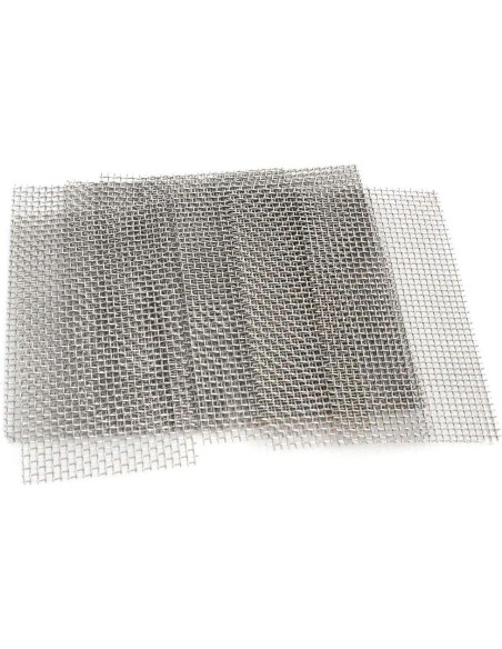 Almohadillas de Malla de Acero Inoxidable LQ Industrial 10PCS 10x5cm