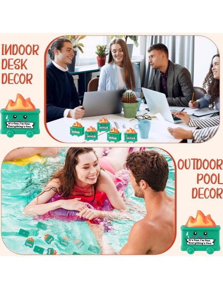 25 Juguetes Antiestrés Basurero JellyArch Verde 5.7cm