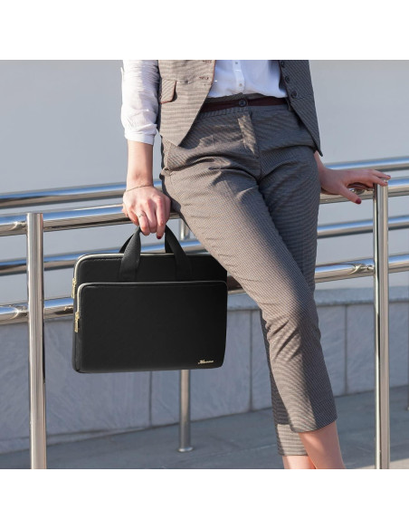 Funda para Laptop KIZUNA 17 Pulgadas Negra Acolchada