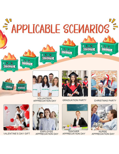 25 Juguetes Antiestrés Basurero JellyArch Verde 5.7cm