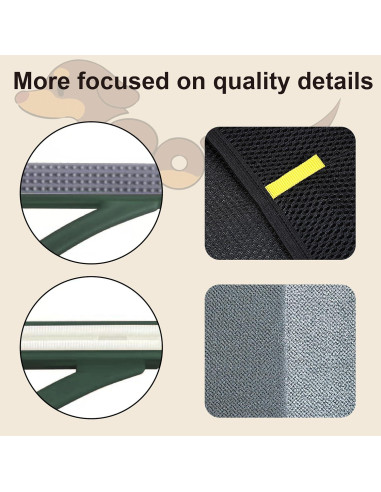 Set de 3 Guantes Removedores de Pelo de Mascotas Rorodog