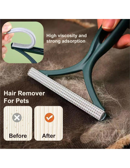 Set de 3 Guantes Removedores de Pelo de Mascotas Rorodog