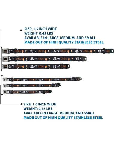 Collar para Perro Crunchyroll con Hebilla de Seguridad 38-61 cm