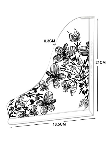 Protector de Salpicaduras para Ducha Pettyelf 2pcs Acrílico