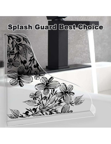 Protector de Salpicaduras para Ducha Pettyelf 2pcs Acrílico