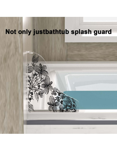 Protector de Salpicaduras para Ducha Pettyelf 2pcs Acrílico