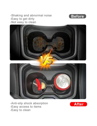 Insertos para Portavasos Toyota RAV4 2019-2022 KEPHTH