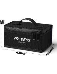 Bolsa de Batería Lipo Segura FIREWESS 2pack a Prueba de Fuego 2