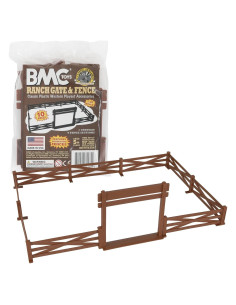 Set de Cerca de Granja BMC Clásico Marx - 10 Piezas Marrón